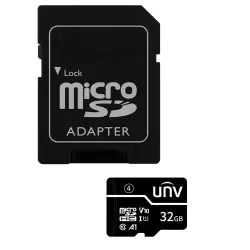 Tarjeta de memoria con adaptador Uniview - microSD | Capacidad 32 GB - Clase 10 | Velocidad escritura 30 MB/s - Hasta... - Alarm