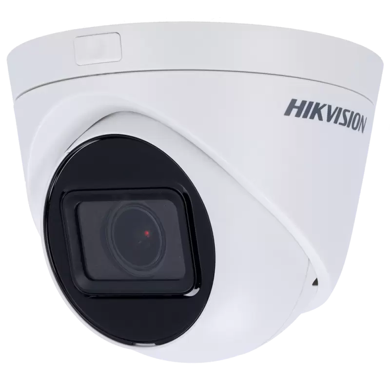 Cámara Turret IP Hikvision - Gama VALUE | microSD 256 GB - 2 MP | Lente 2.8~12 mm - IR 30 m | DWDR - PoE | H.265+ | ... - Alarm
