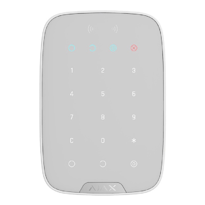 Ajax KeyPad Plus kabellose Touch-Tastatur