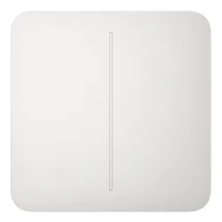 Ajax LightSwitch SoloButton 2 gang Dual Push Button - AlarmSystems.Shop