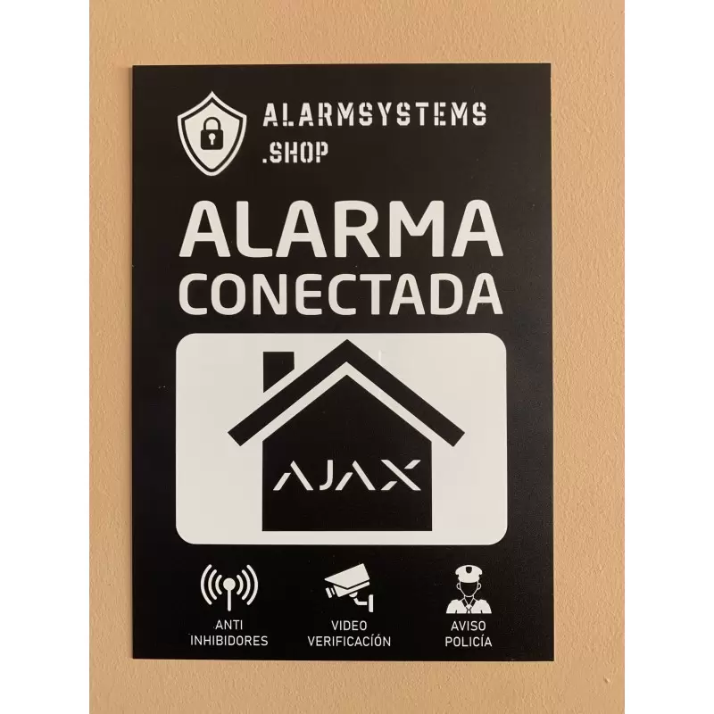 PVC Alarm Connected Poster AlarmSystems A4