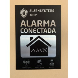 Panneau d’alarme en aluminium connecté AlarmSystems A4