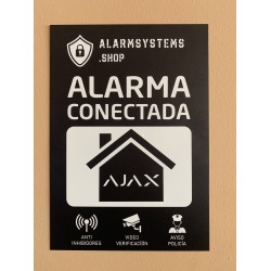 Affiche connectée d’alarme en PVC AlarmSystems A5