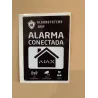 AlarmSystems A6 connected alarm adhesive sign - AlarmSystems.Shop