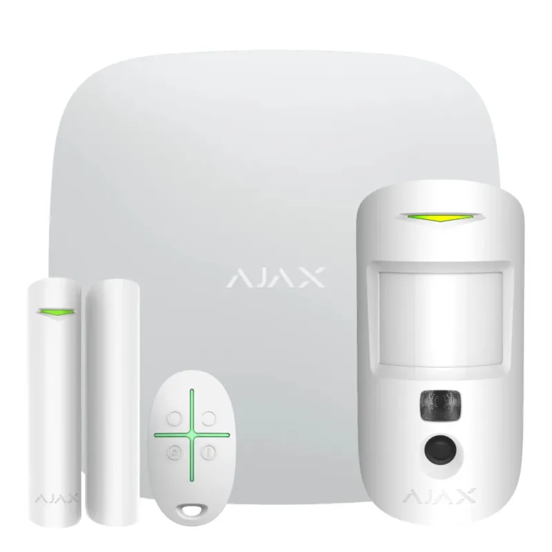 Bausatz Ajax Hub 2 4G + MotionCam + DoorProtect + SpaceControl - AlarmSystems.Shop