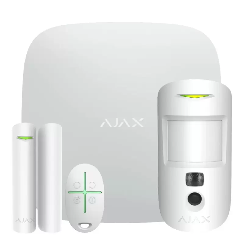 Kit Ajax Hub 2 4G + MotionCam + DoorProtect + SpaceControl