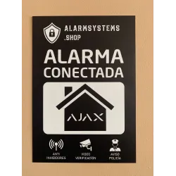 Panneau en aluminium alarme connectée AlarmSystems A6 - AlarmSystems.Shop