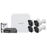 Kit de surveillance NVR Ajax 8ch + 4x balle de 4 Mpx Safire + commutateur PoE + Hd 1Tb - AlarmSystems.Shop