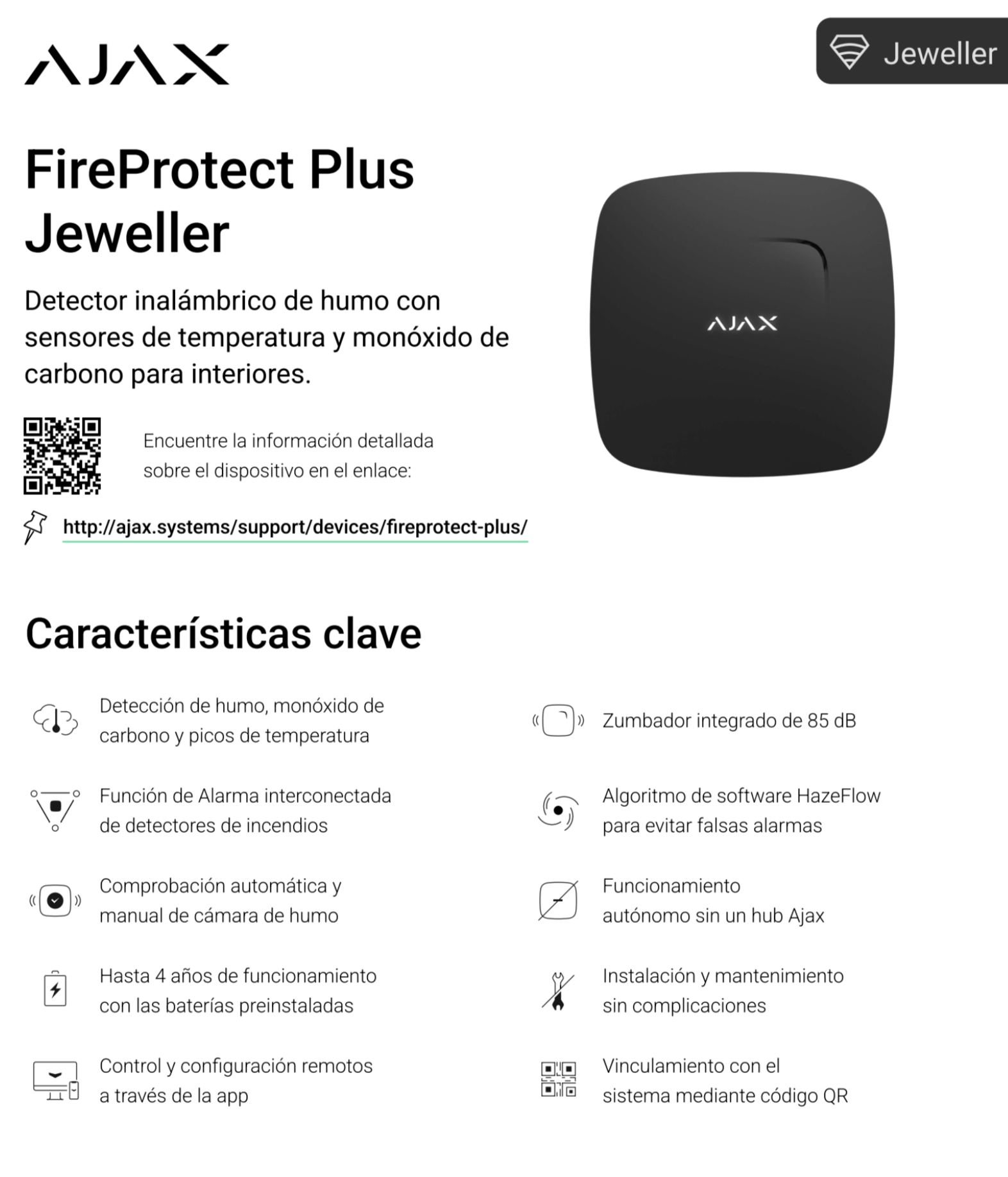 ajax FireProtect plus